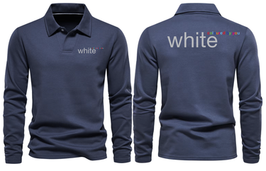 WHITE LONG SLEEVE POLO